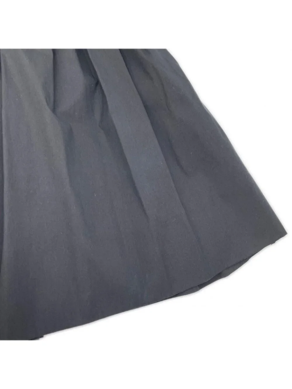Prada Black Waist Rib Pleated Skirt 40